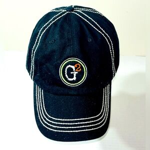 Big Accessories G Squared Dad Hat‎ Men’s OS Black Strapback Embroidered Logo
